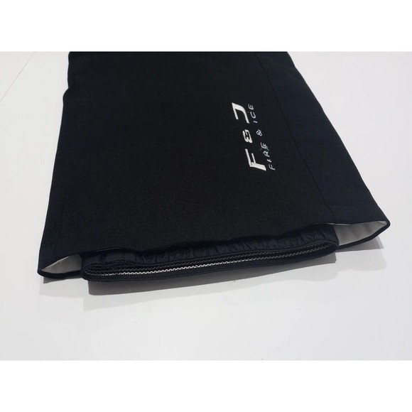 Fire and Ice Womens Sz Small Black Lined Ski Pants RN54198 Zip Pocket Nylon Snow - Picture 11 of 14